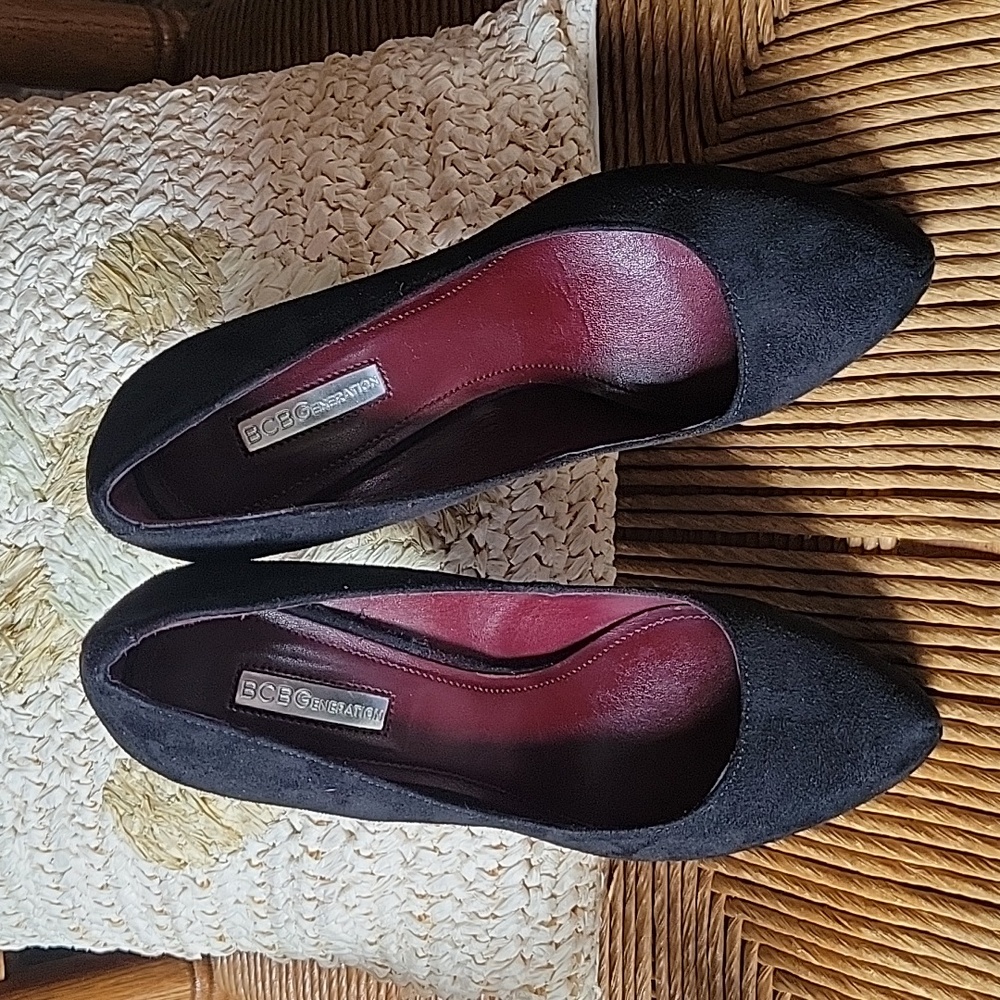 BCBGeneration parade platform stiletto heels, bla… - image 9